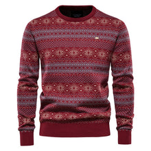 Load image into Gallery viewer, Spliced Cotton Men's Sweater