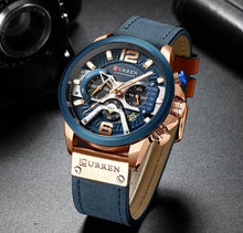Load image into Gallery viewer, Curren Leather-Bound Watch