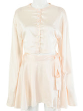 將圖片載入圖庫檢視器 Casual Satin Two Piece Dress Set