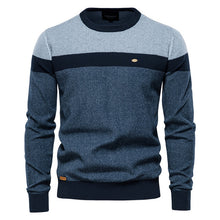 Load image into Gallery viewer, Spliced Cotton Men's Sweater