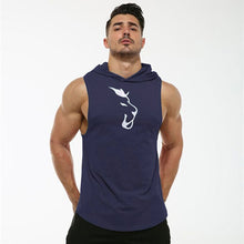 Load image into Gallery viewer, Men's Hooded Fitness Tank