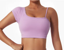 Load image into Gallery viewer, Women's Workout One Shoulder Top