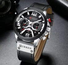 Load image into Gallery viewer, Curren Leather-Bound Watch