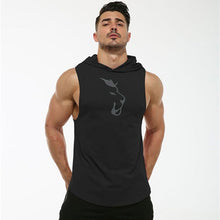 Load image into Gallery viewer, Men's Hooded Fitness Tank