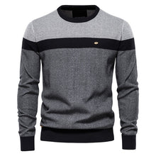 Load image into Gallery viewer, Spliced Cotton Men's Sweater