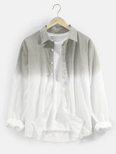 Load image into Gallery viewer, Men's Two Tone Basic Long Sleeve