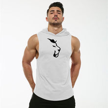 Load image into Gallery viewer, Men's Hooded Fitness Tank