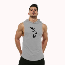 Load image into Gallery viewer, Men's Hooded Fitness Tank