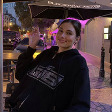 Load image into Gallery viewer, Women Gothic Black Zip Up Hoodie