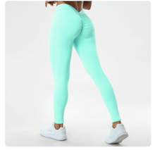 Load image into Gallery viewer, Sexy V Butt Push Up Fitness High Waist Pants