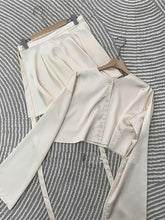 將圖片載入圖庫檢視器 Casual Satin Two Piece Dress Set