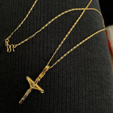 Load image into Gallery viewer, Gold Plated Cross Necklace