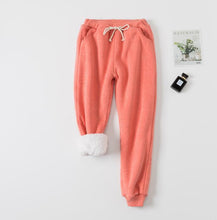 將圖片載入圖庫檢視器 Winter Women Long Trousers Warm Thick Lamb Cashmere Harem Pants