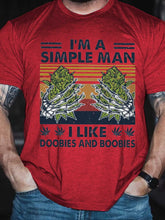 Load image into Gallery viewer, I'm A Simple Man Printed T-Shirt
