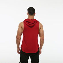 Load image into Gallery viewer, Men's Hooded Fitness Tank