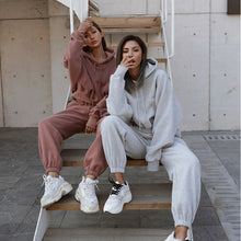 将图片加载到图库查看器,Women Warm Hoodie and Pants Set