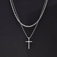 Load image into Gallery viewer, Vnox Mens Cross Necklaces