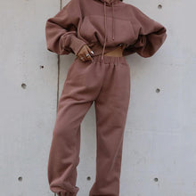 将图片加载到图库查看器,Women Warm Hoodie and Pants Set