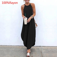 將圖片載入圖庫檢視器 Sexy Sleeveless Summer Long Dresses