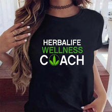 Load image into Gallery viewer, Herbalife Wellness Women T-Shirt Funny Herbalife Girl Casual T-Shirt Tops Workout Tees Summer Short Sleeve T-Shirts