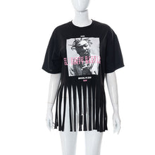 Load image into Gallery viewer, ODB Graphic Print Tassel Tee