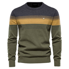 Load image into Gallery viewer, Spliced Cotton Men's Sweater