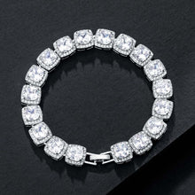 Load image into Gallery viewer, 18K White Gold Tennis Bracelet