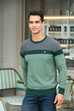 Load image into Gallery viewer, Spliced Cotton Men's Sweater