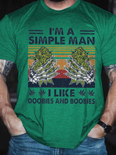 Load image into Gallery viewer, I'm A Simple Man Printed T-Shirt