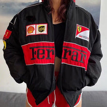 Load image into Gallery viewer, Ferrari Embroidered Racing Jacket