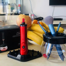 Load image into Gallery viewer, Automatic Electric Silicone Makeup Brushes Cleaning Tool