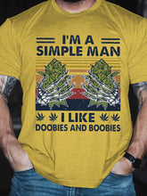 Load image into Gallery viewer, I'm A Simple Man Printed T-Shirt