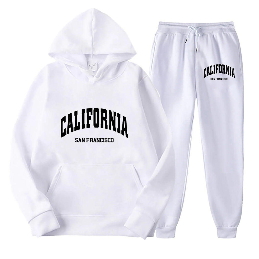 California Hoodie and Jogger Set