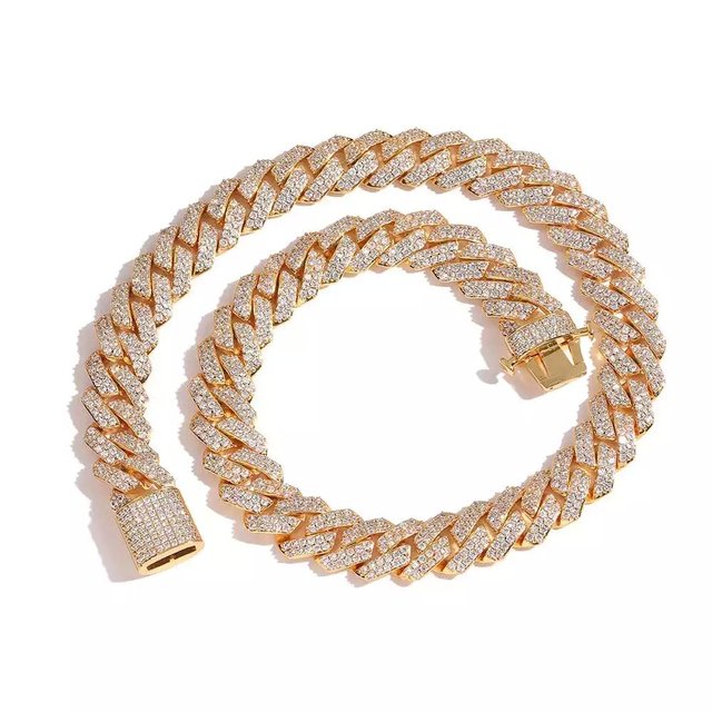 Gold Plated Cuban Link Chain for Men and Women